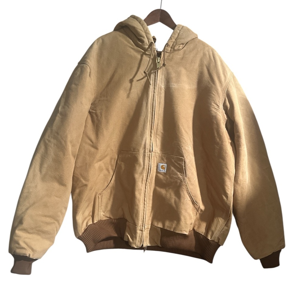 CARHARTT FLANNEL-LINED ACTIVE JAC J140 - LOOSE FIT - WORKWEAR GORPCORE